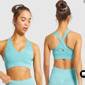 GYMSHARK ADAPT CAMO SEAMLESS SPORTS BRA 🦈